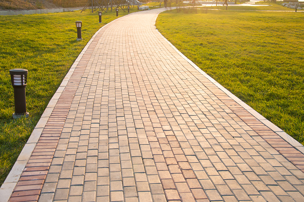 brickwork walkway