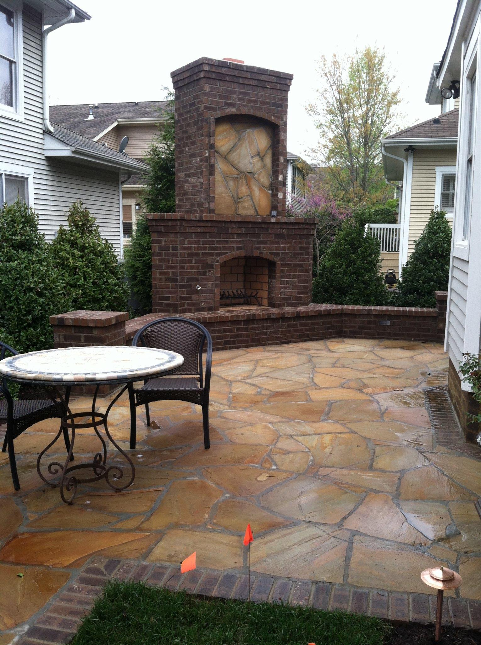 natural stone patio