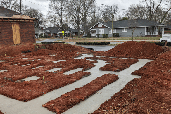 concrete footing installation charlotte nc