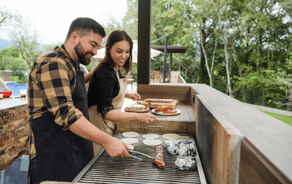 people cooking