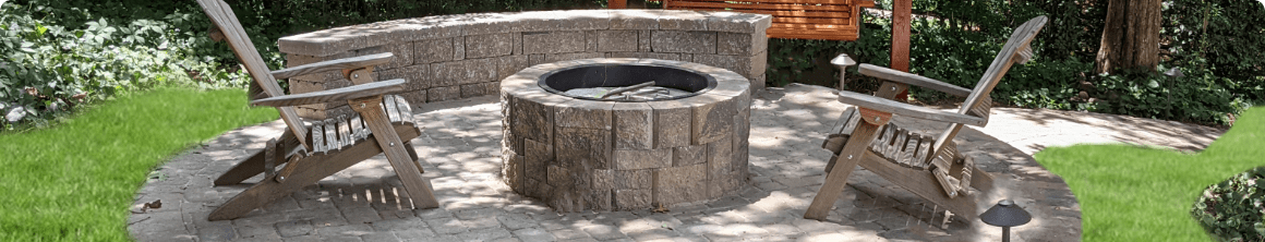 firepit installation in charlotte nc