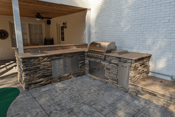 outdoor kitchen counters charlotte nc
